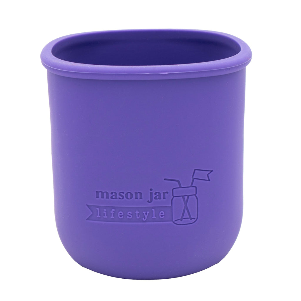 Silicone Sleeve for Regular Mouth Pint 16oz Mason Jars
