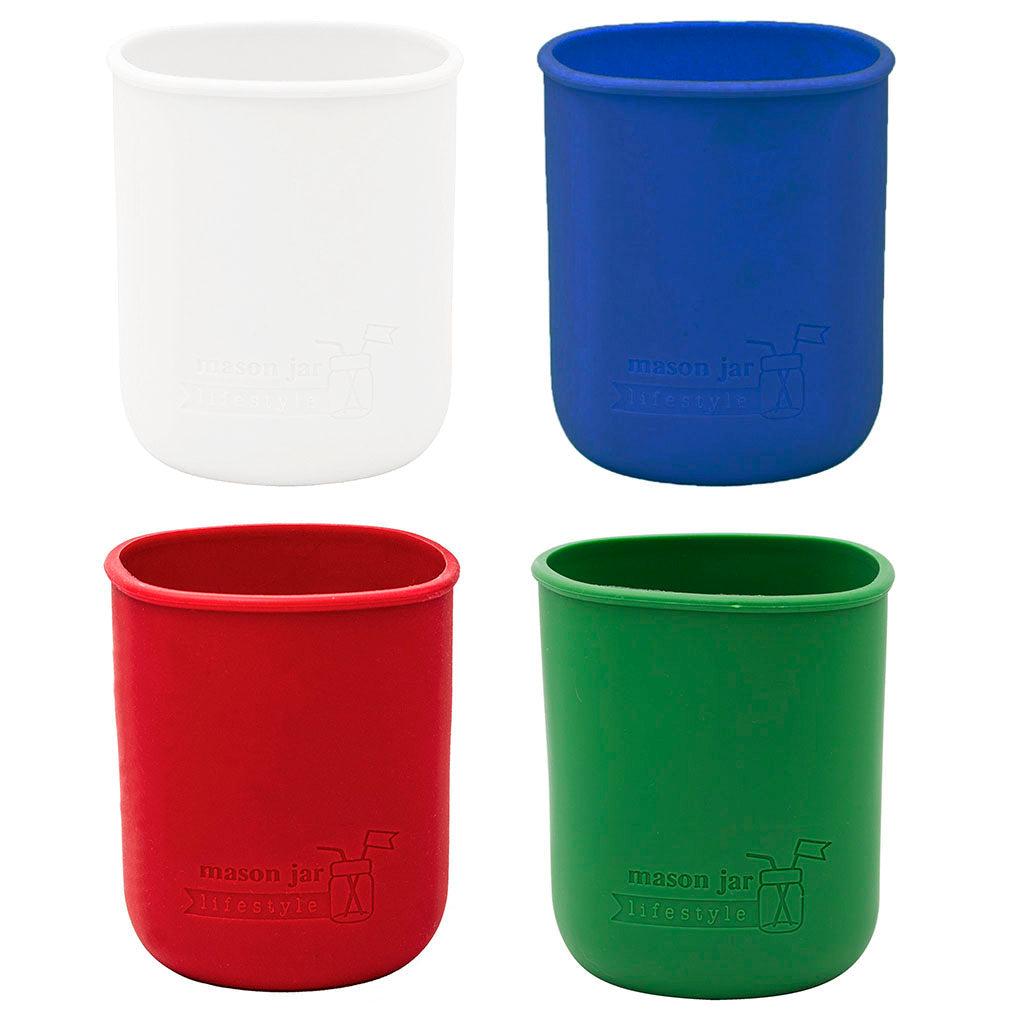 Silicone Sleeve for Quart 32oz Mason Jars