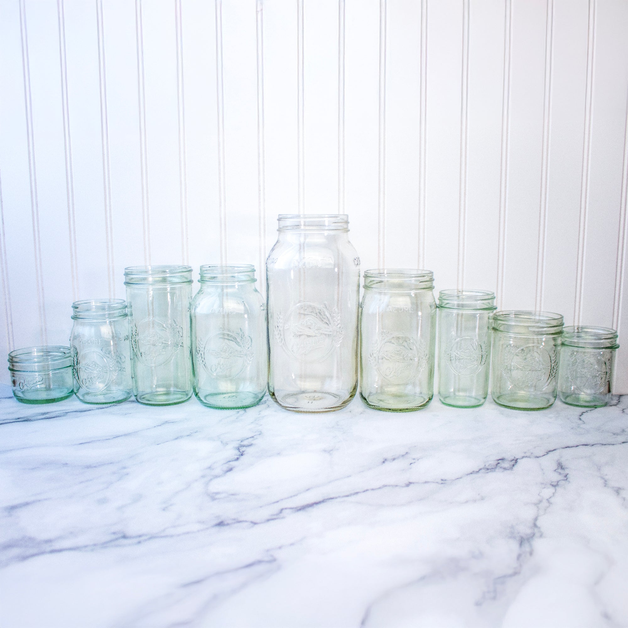 Azure Standard 64oz Wide Mouth Half Gallon Mason Jar