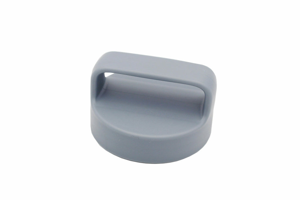 Gray Plastic Handle/Canister Lids for Regular Mouth Mason Jars 4 Pack