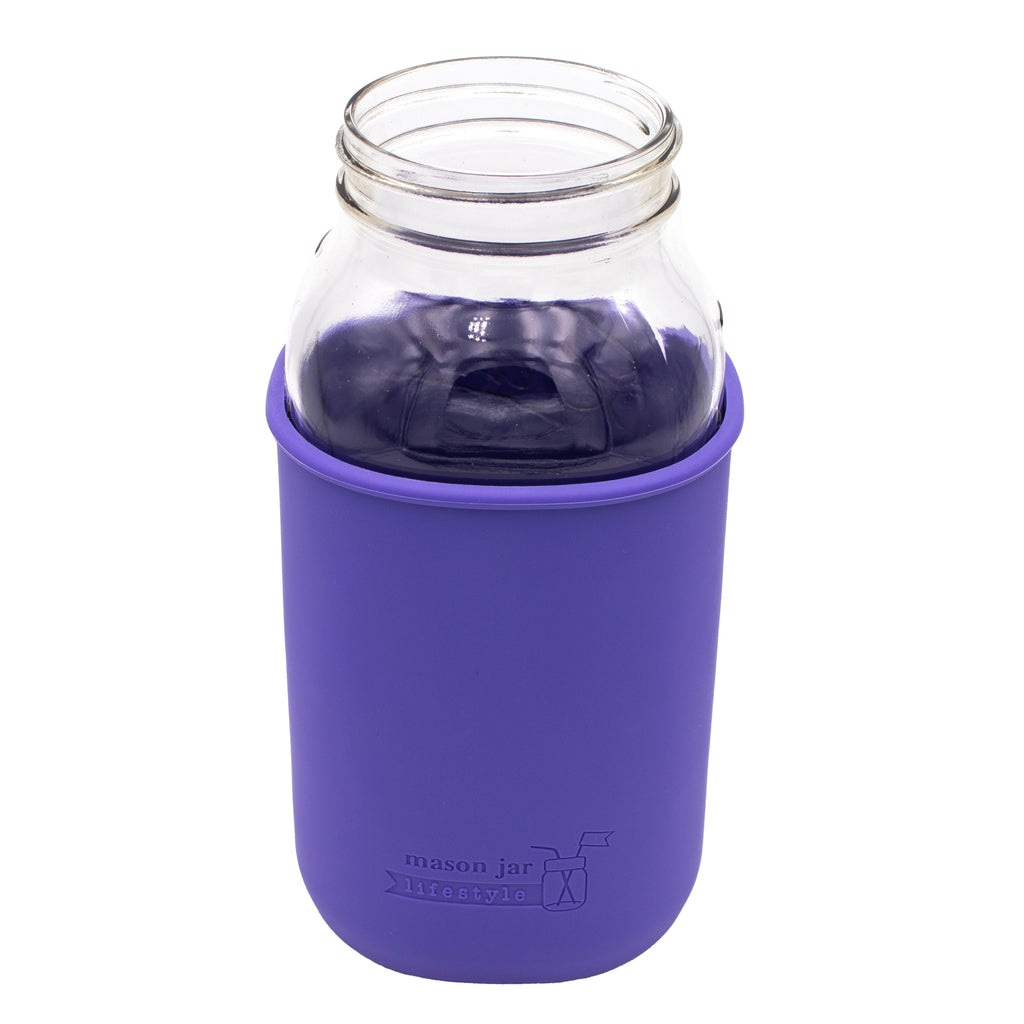 Silicone Sleeve for Half Gallon 64oz Mason Jars