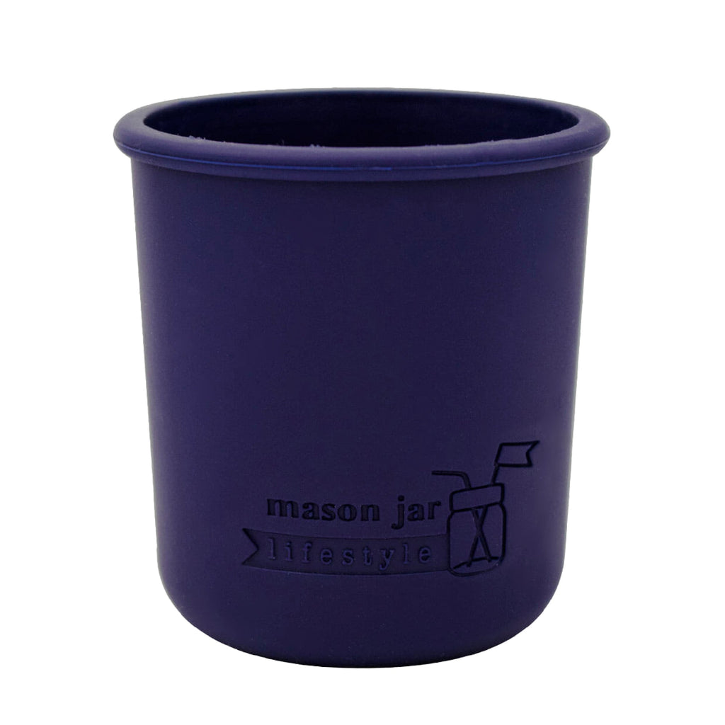 Silicone Sleeve for Regular Mouth Half Pint 8oz Mason Jars