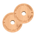 Bamboo Straw Hole Tumbler Lid