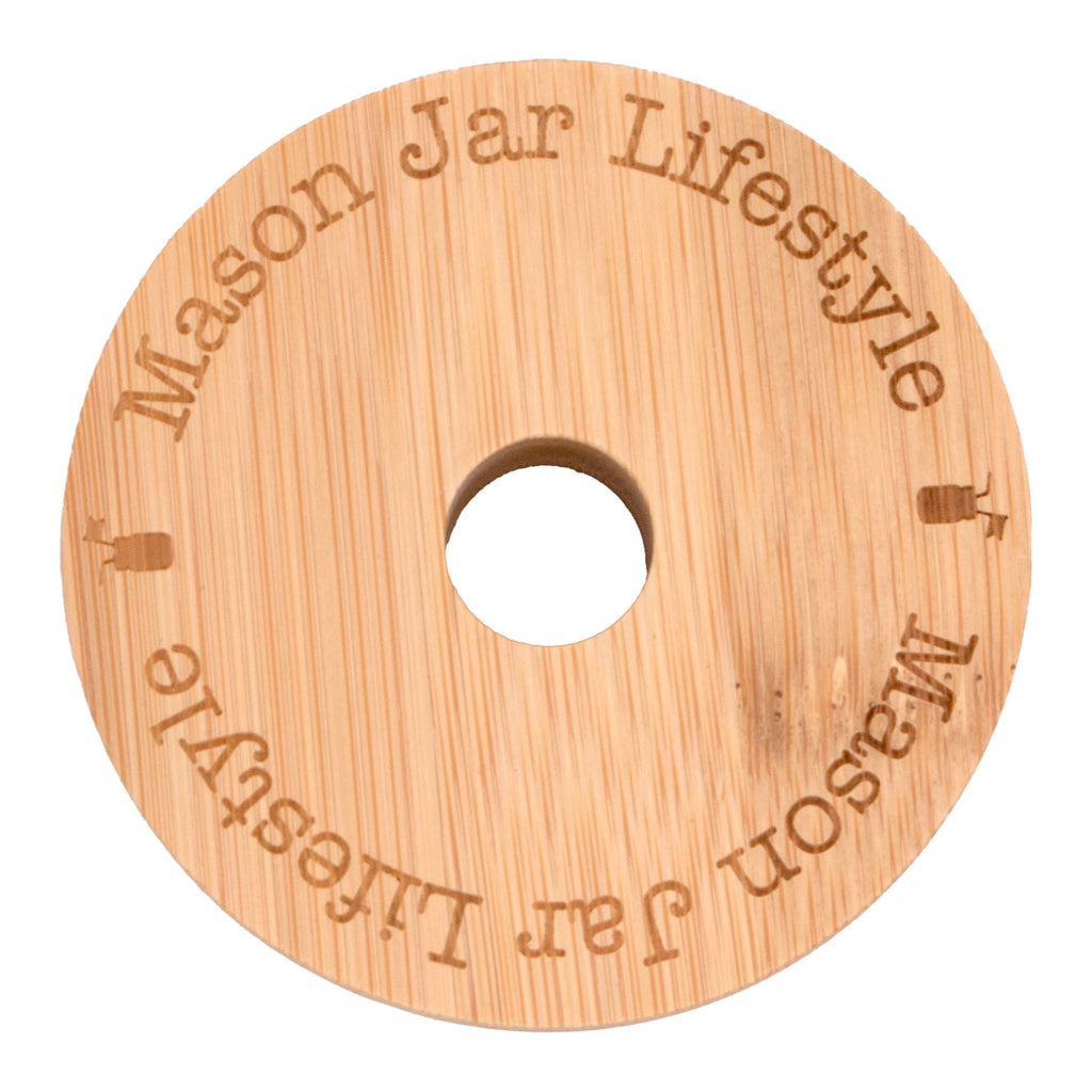 Bamboo Straw Hole Tumbler Lid
