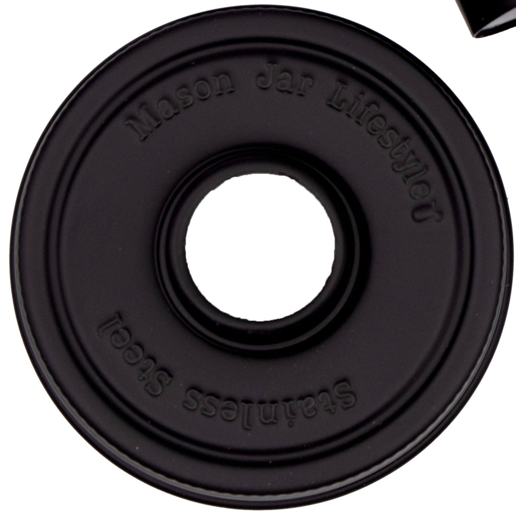 Matte Black Soap Pump Lid Kit for Mason Jars