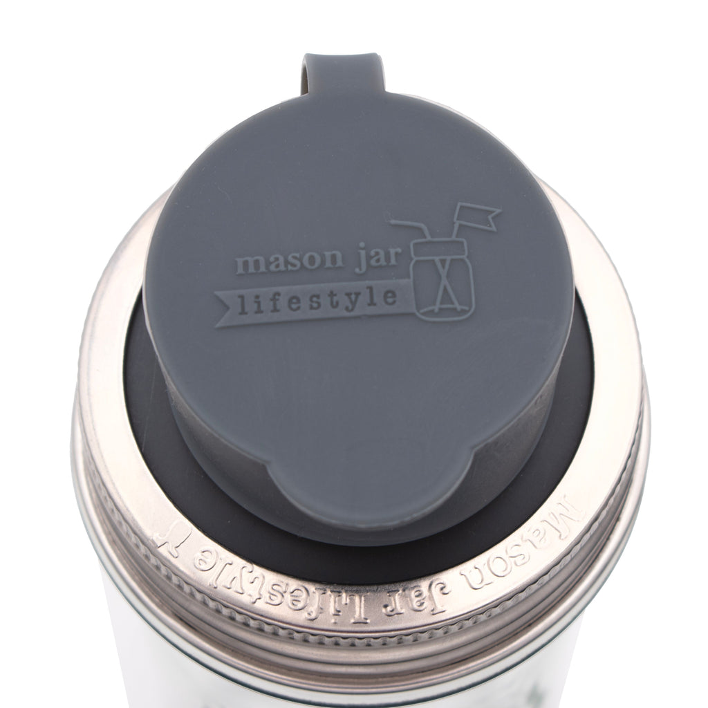 Silicone Chug Leak Resistant Lids for Regular Mouth Mason Jars