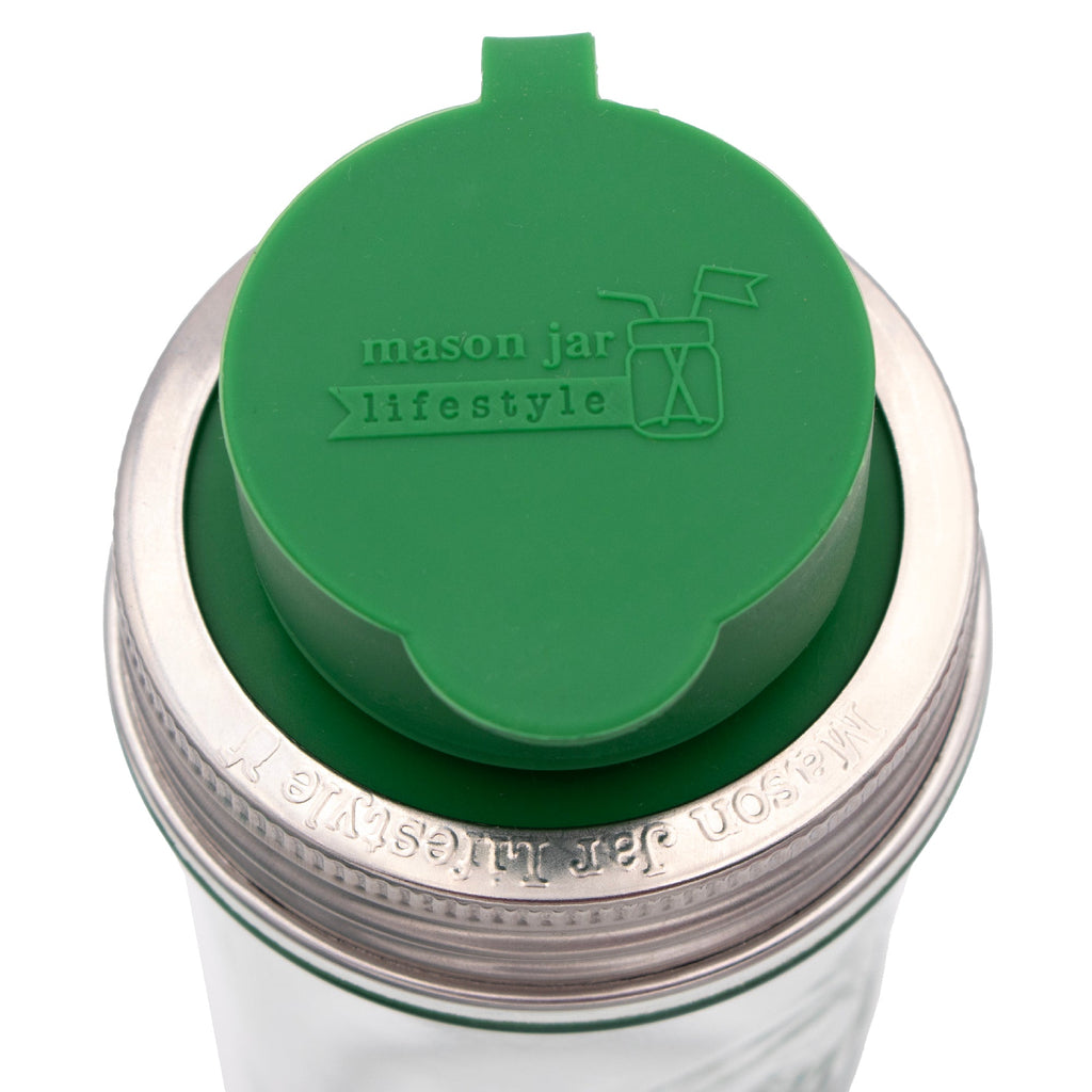 Silicone Chug Leak Resistant Lids for Regular Mouth Mason Jars