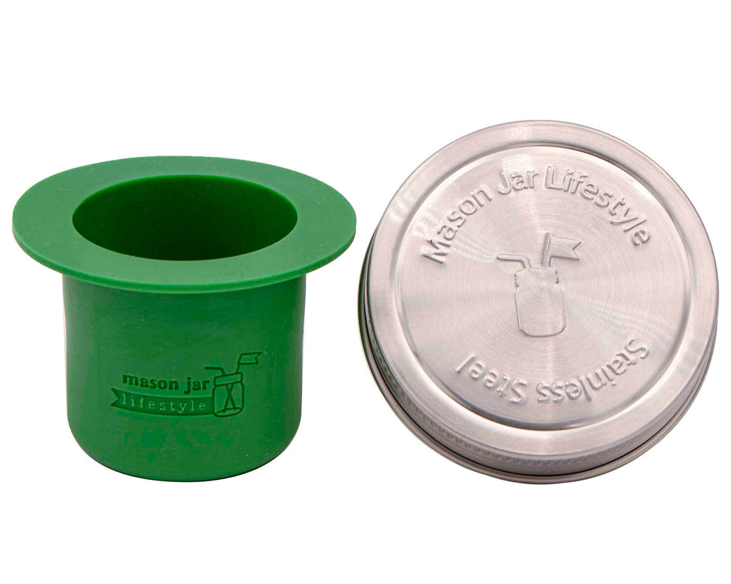Mason Jar Divider Cup for Salads, Dips, and Snacks