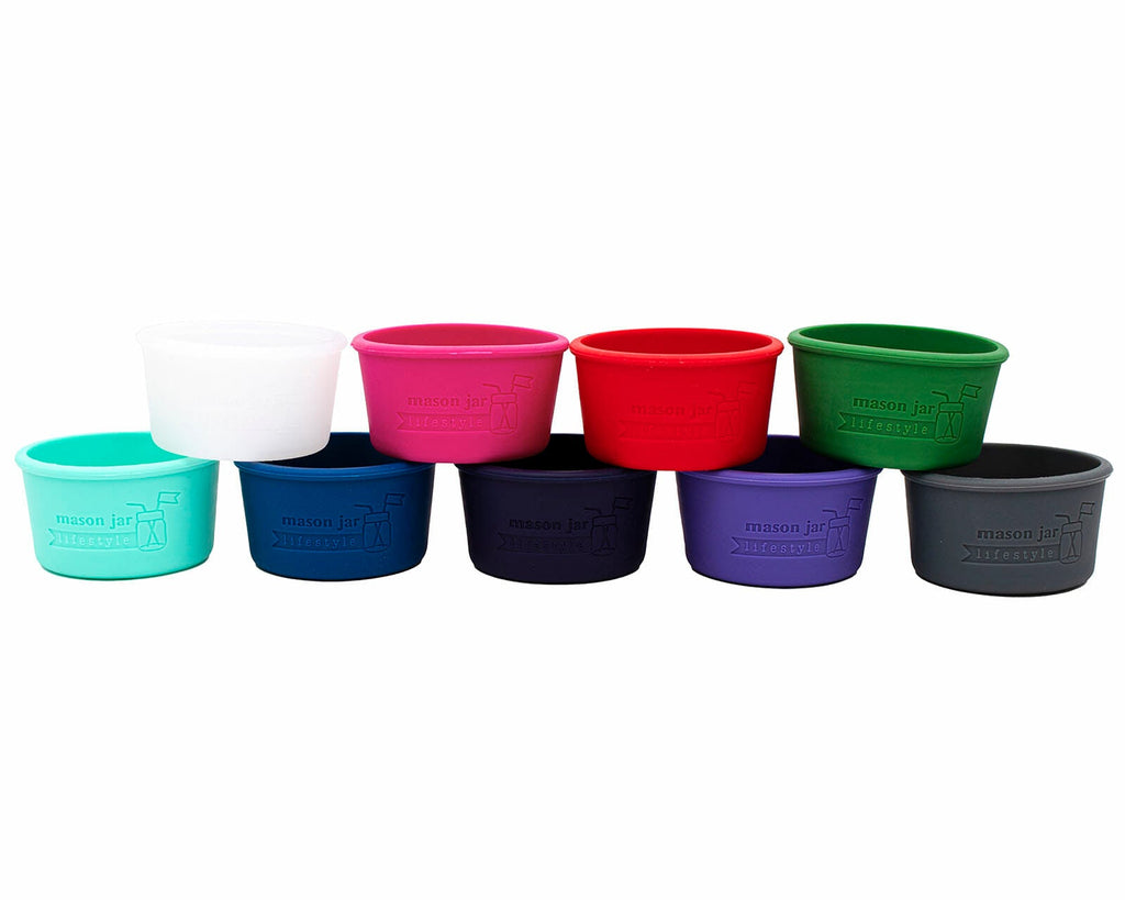 Silicone Sleeve for 4oz Mason Jars