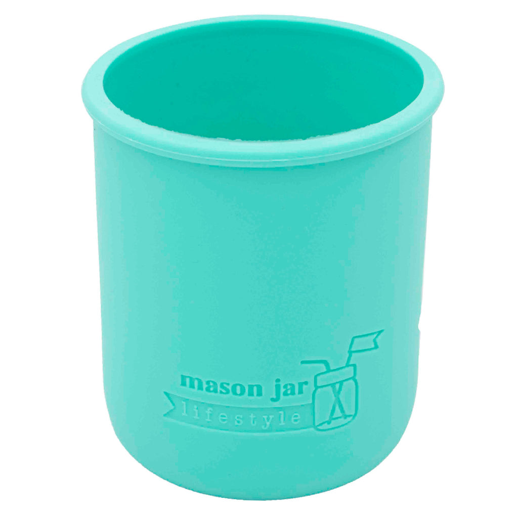 Silicone Sleeve for Wide Mouth Pint 16oz Mason Jars