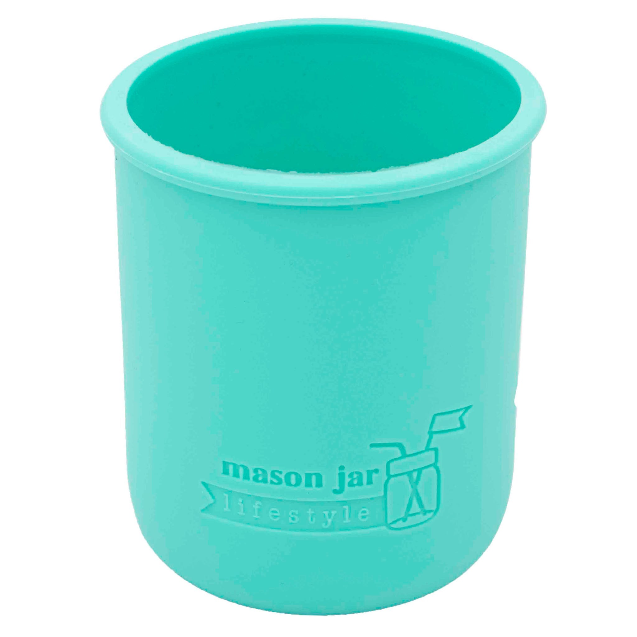 Silicone Sleeve for Wide Mouth Pint 16oz Mason Jars