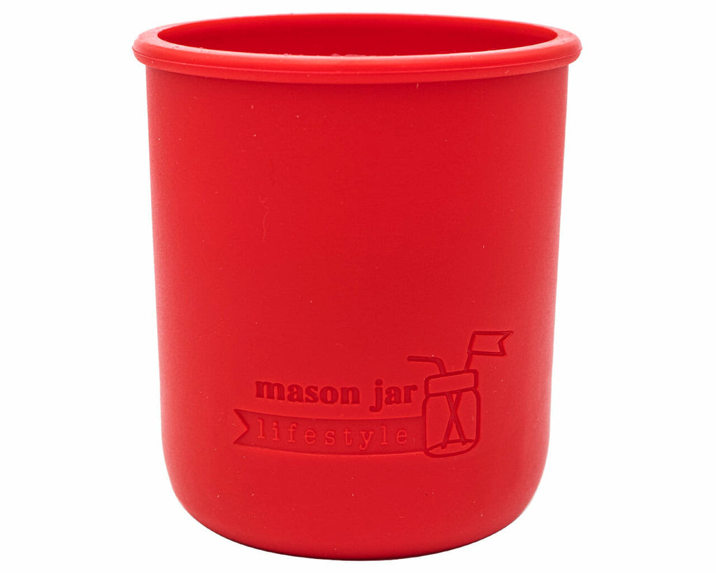 Silicone Sleeve for Wide Mouth Pint 16oz Mason Jars