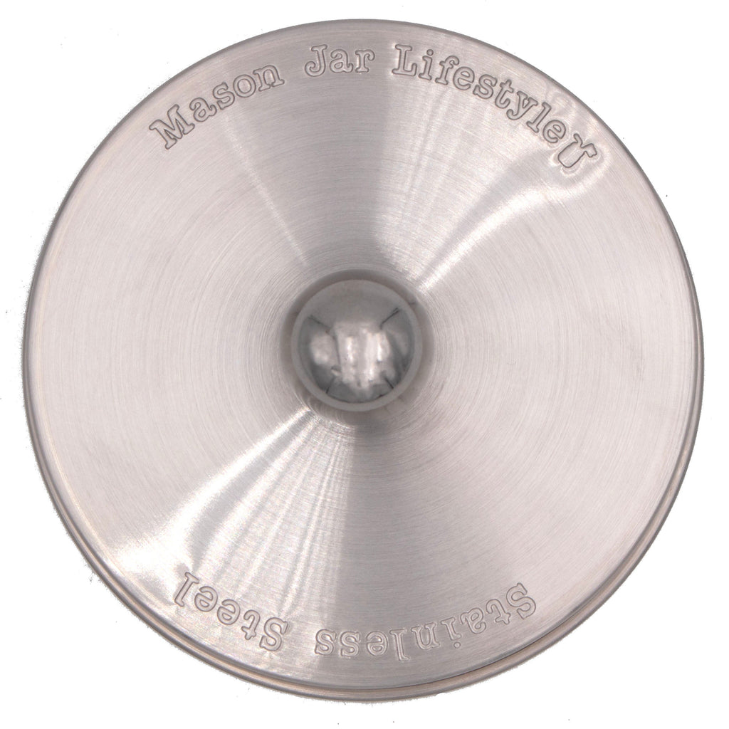 Apothecary Stainless Steel Lid for Mason Jars