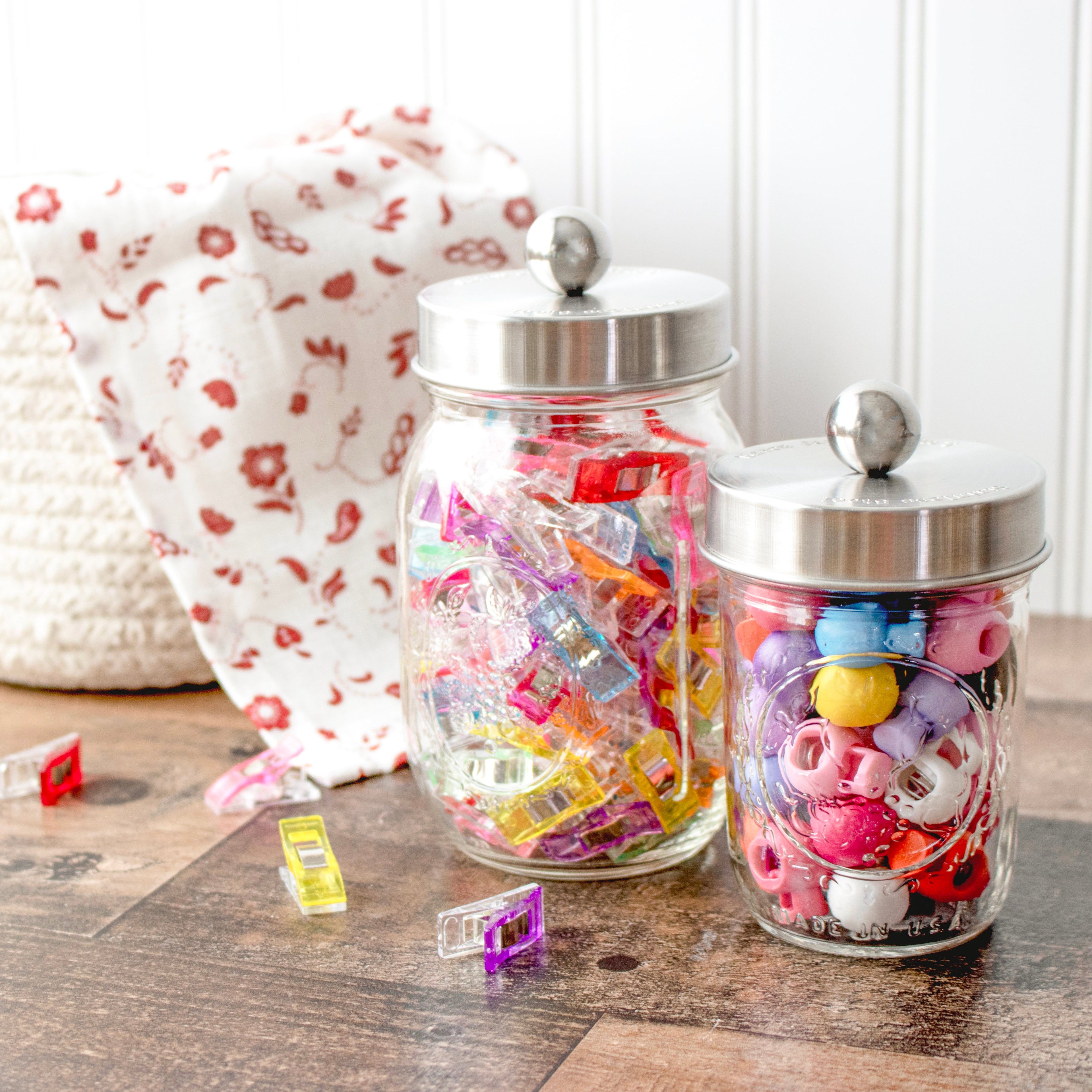 Apothecary Stainless Steel Lid for Mason Jars