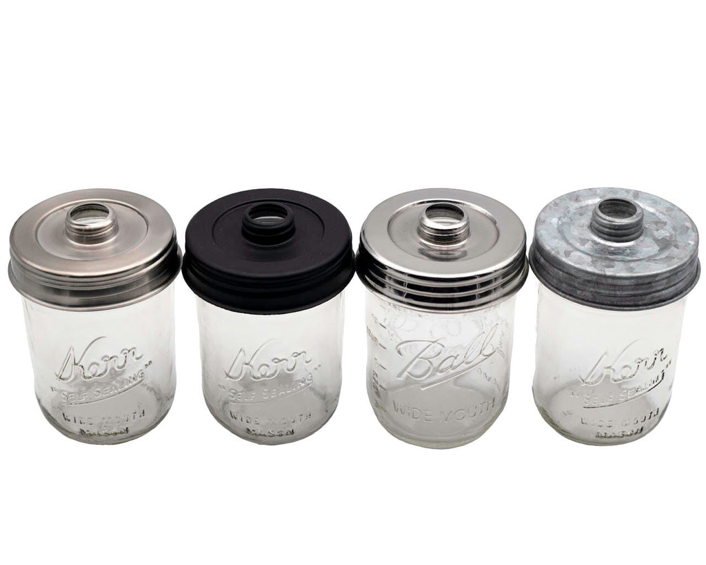 Threaded Lid Adapter for Mason Jars