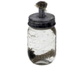 Tiki Torch Oil Lamp Galvanized Metal Lid for Mason Jars