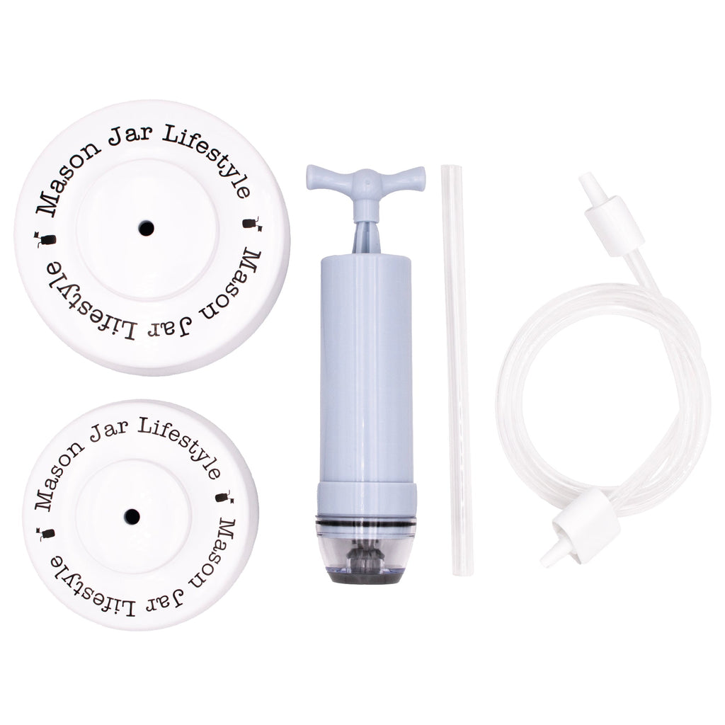 Vacuum Sealing Kit for Regular and Wide Mouth Mason Jars