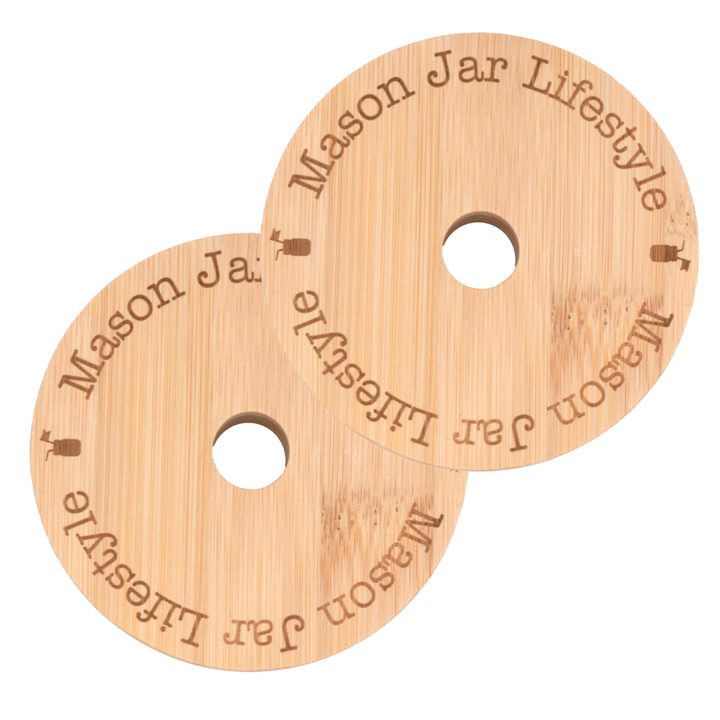 Bamboo Straw Hole Tumbler Lid