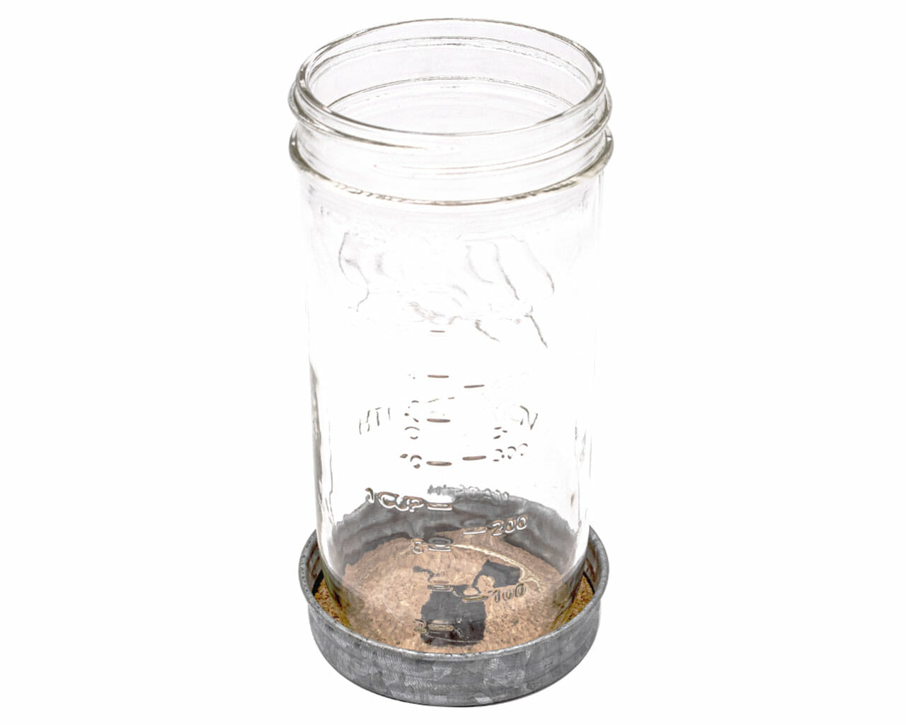 Drink Coasters - Galvanized Vintage Reproduction with Cork Inserts 4 Pack