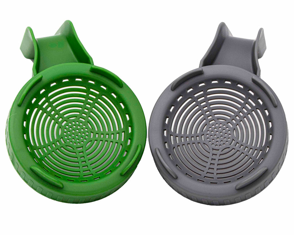 Plastic Sprouting Lid with Built-In Stand and Handle for Wide Mouth Mason Jars