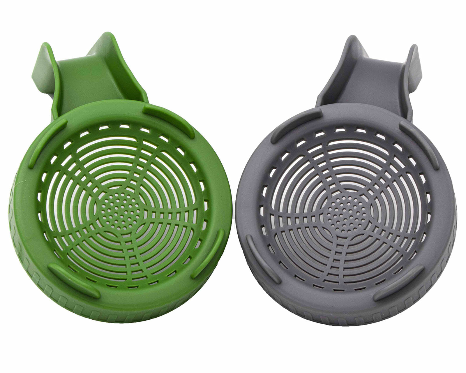 Plastic Sprouting Lid with Built-In Stand and Handle for Wide Mouth Mason Jars