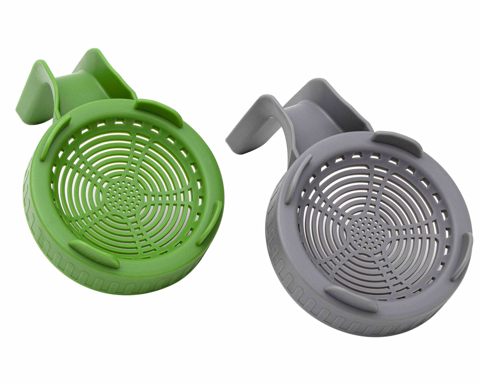 Plastic Sprouting Lid with Built-In Stand and Handle for Wide Mouth Mason Jars