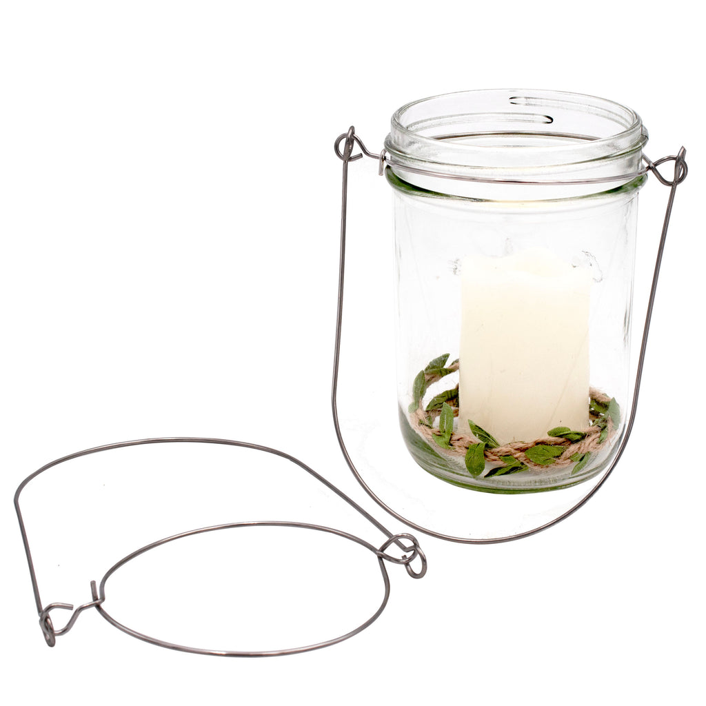 Stainless Steel Wire Handles for Mason Jars 6 Pack