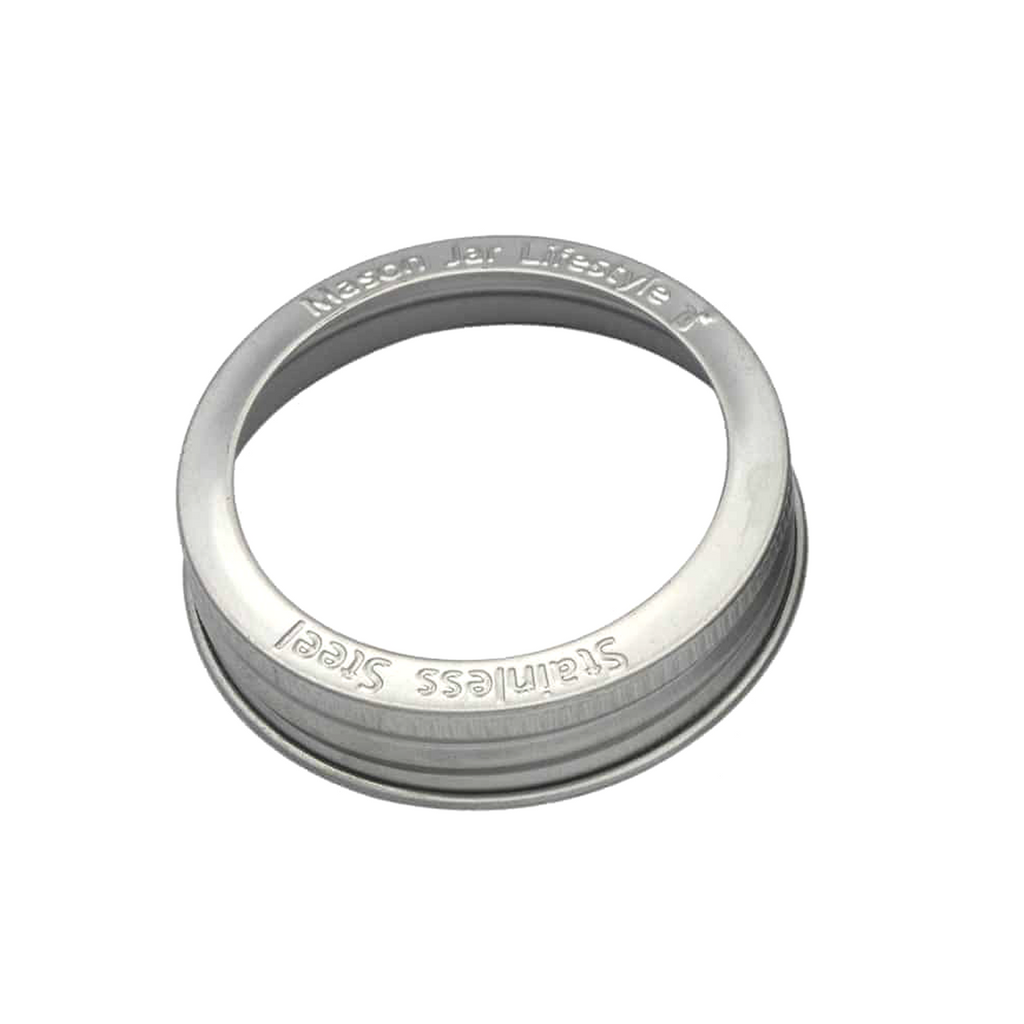 Rust Proof Stainless Steel Bands / Rings for Mason Jars 5 Pack