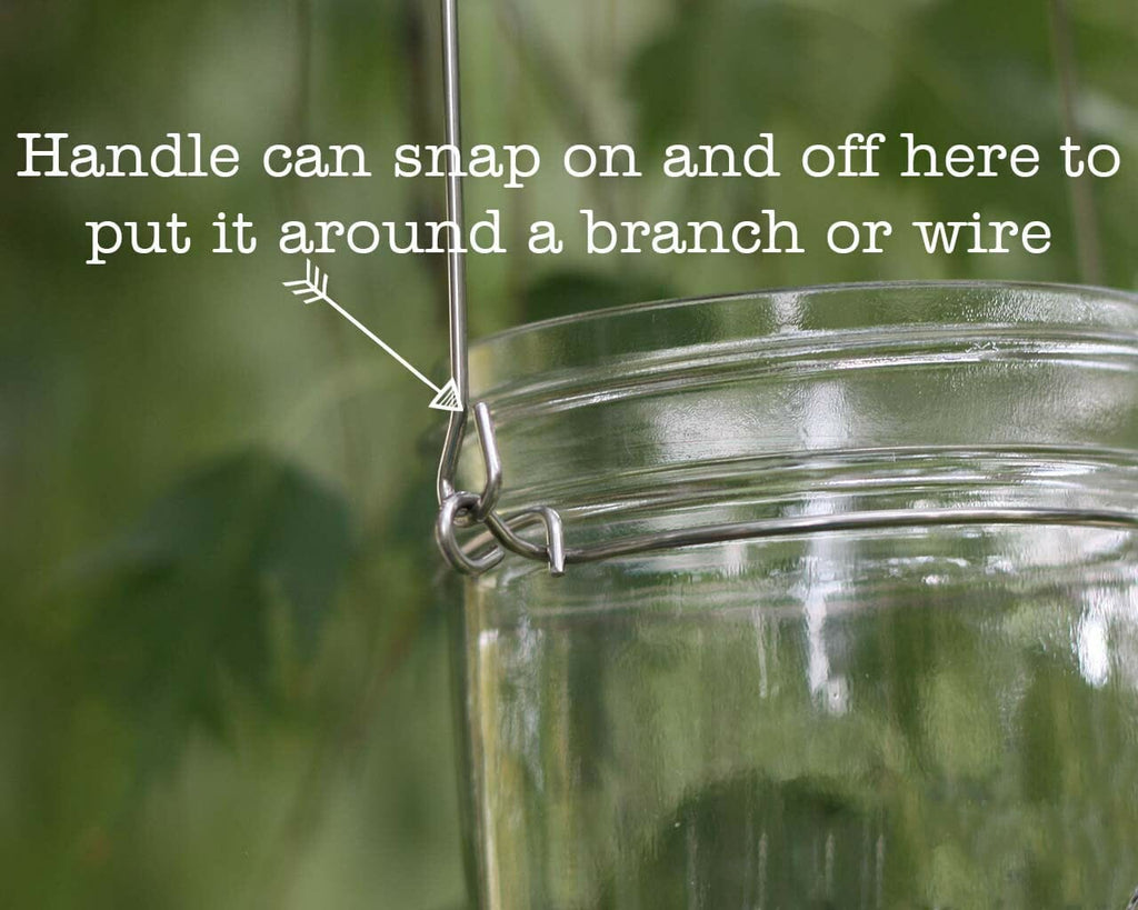 Stainless Steel Wire Handles for Mason Jars 6 Pack