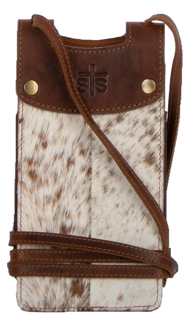 STS Cowhide Cell Phone Crossbody