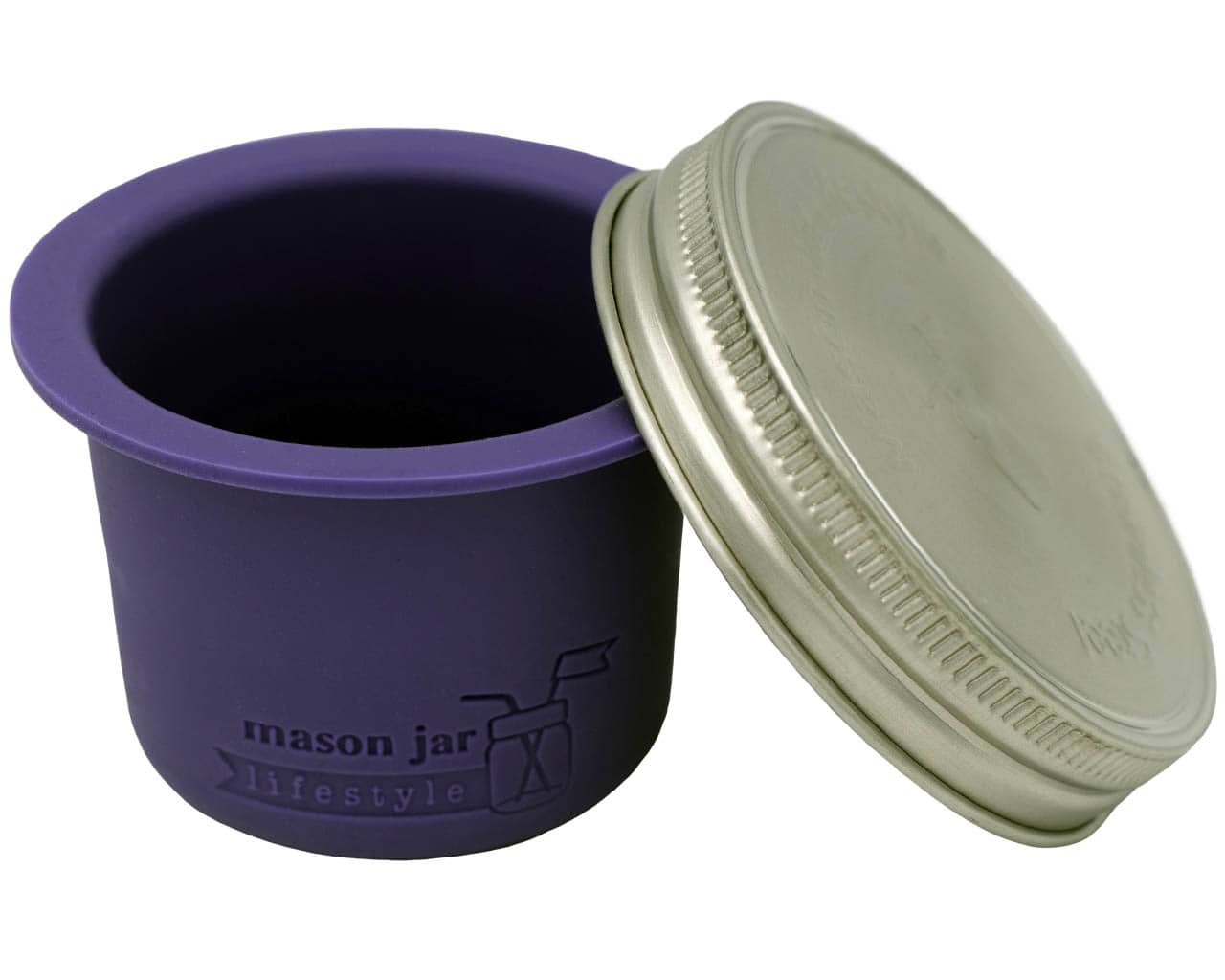 Mason Jar Divider Cup for Salads, Dips, and Snacks