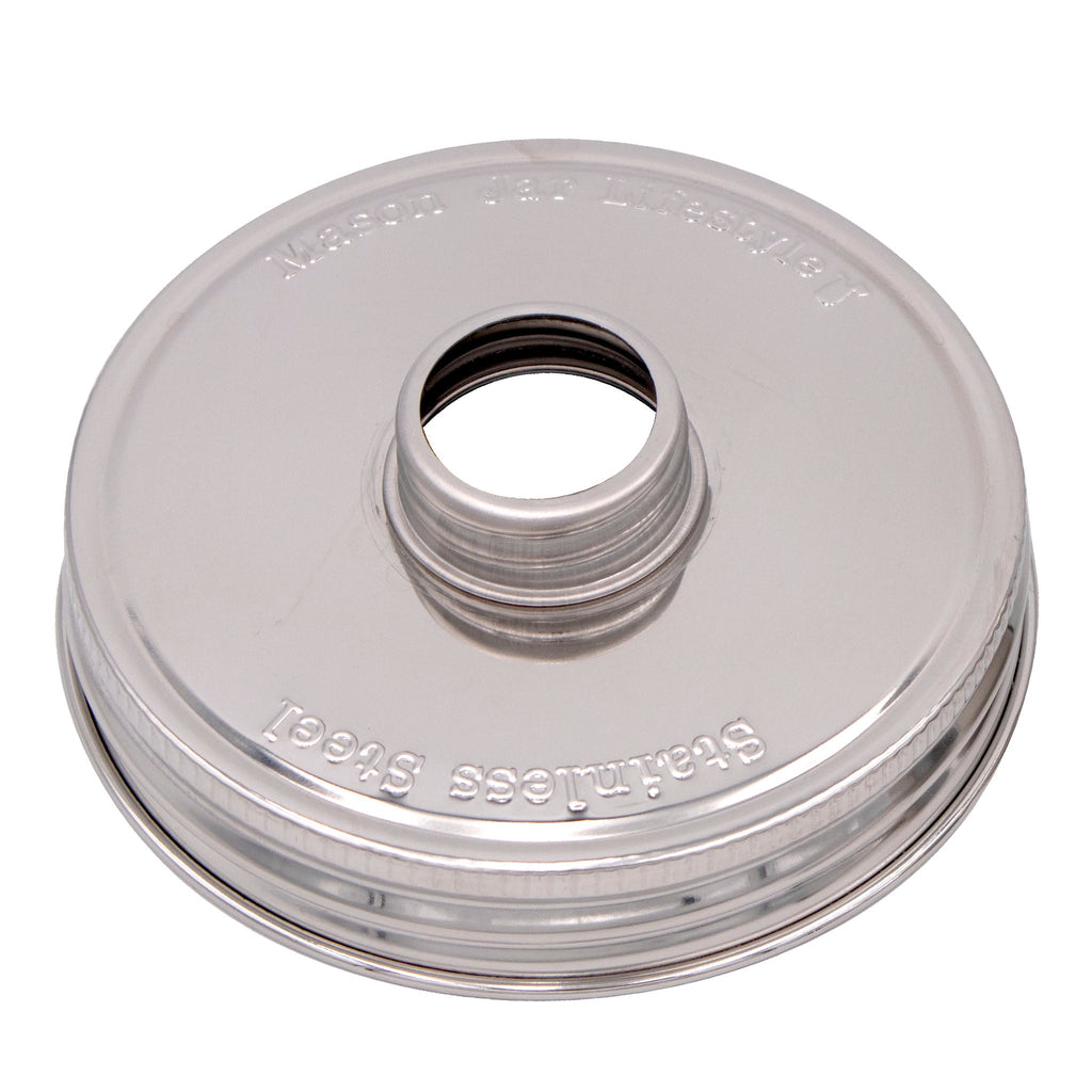Threaded Lid Adapter for Mason Jars